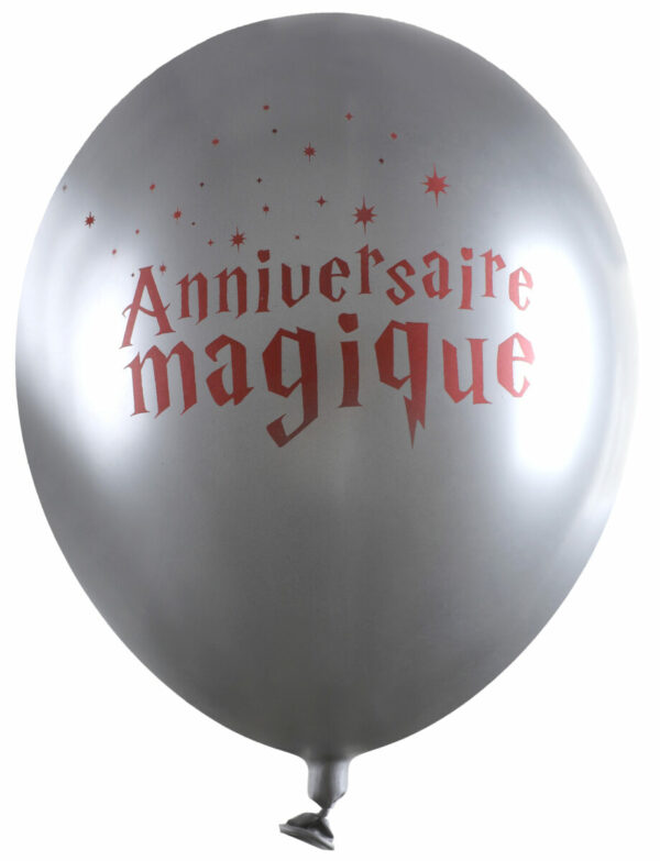 Ballons "Anniversaire magique" – Thème Sorcier