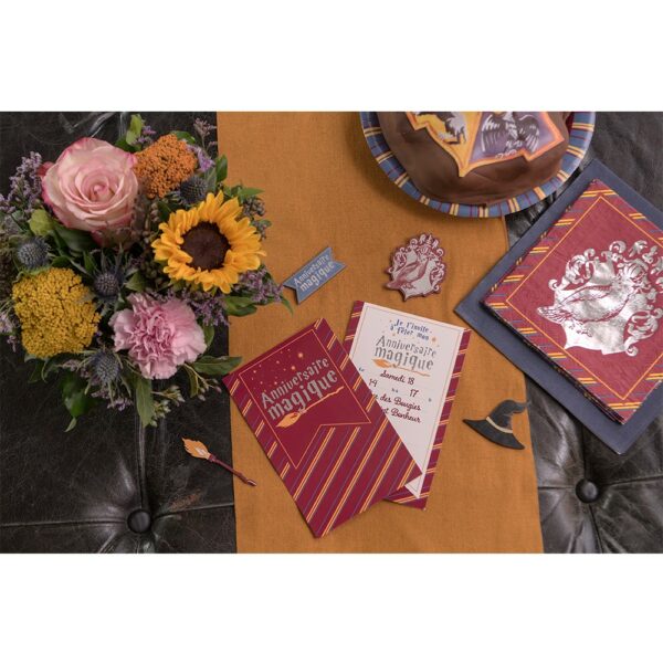 Cartes d'invitation « Anniversaire magique » – Thème Sorcier – Image 2