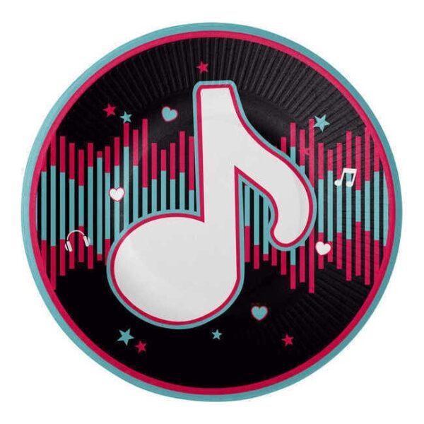 Grandes assiettes Dance Party - TikTok