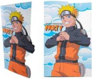 Cartes d'invitation Naruto Shippuden
