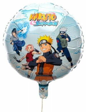 Ballon aluminium Naruto 43 cm pour décoration d'anniversaire
