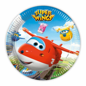 Grande assiette Super Wings avec Jett et ses amis en vol